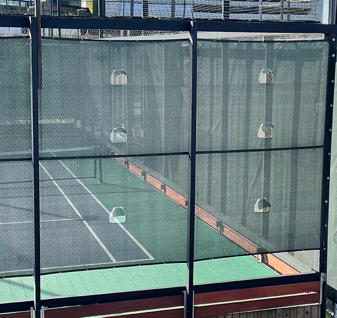 Tennis Windscreen & Mesh Screen